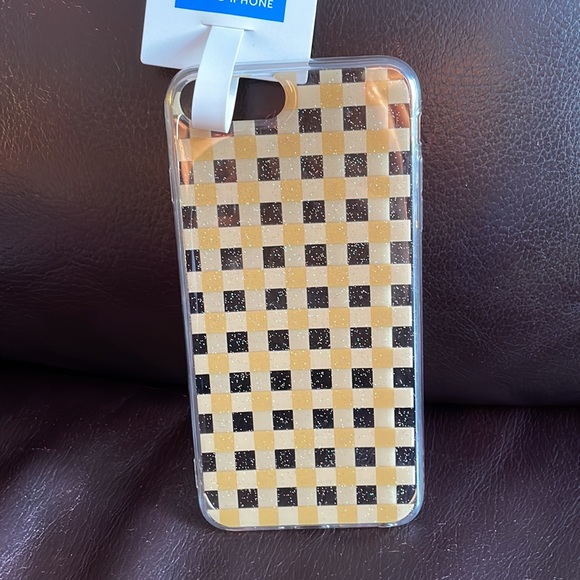 ARDENE iPhone case checkered yellow iPhone 6/7/8 Plus $9 NWT - Picture 3 of 7